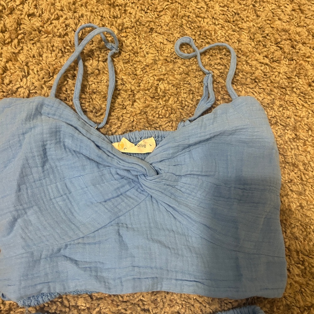 Blue Two-Piece Set - Picture 2 of 3